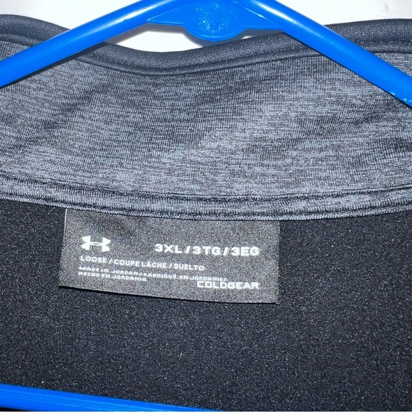 Under Armour Men's black US Air Force Quarter-Zip Sweatshirt 3XL NWT - Picture 4 of 4